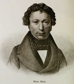 Porträt von Moses Moser (Unknown author)